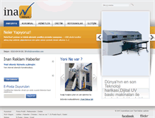 Tablet Screenshot of inanreklam.com